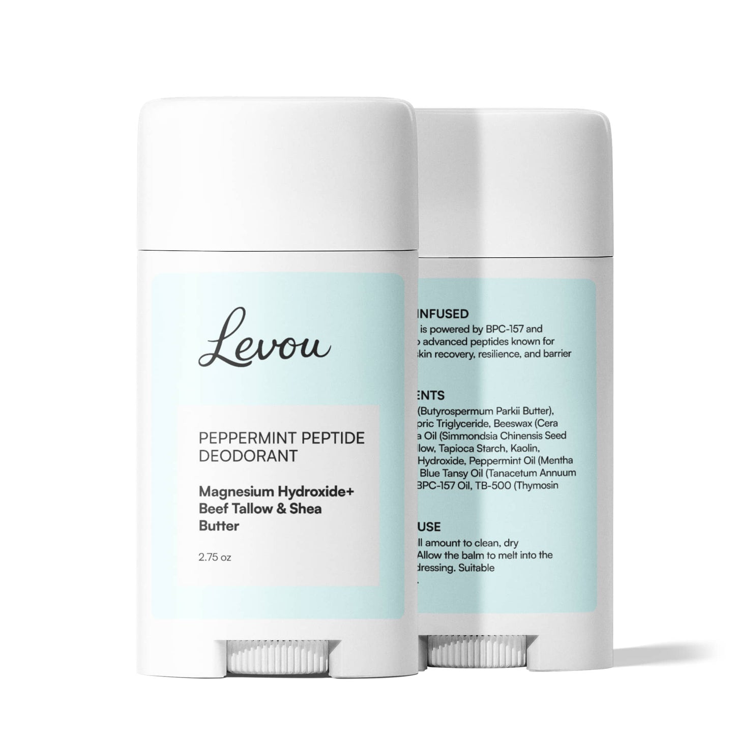 Peptide Peppermint Deodorant (2-Pack)